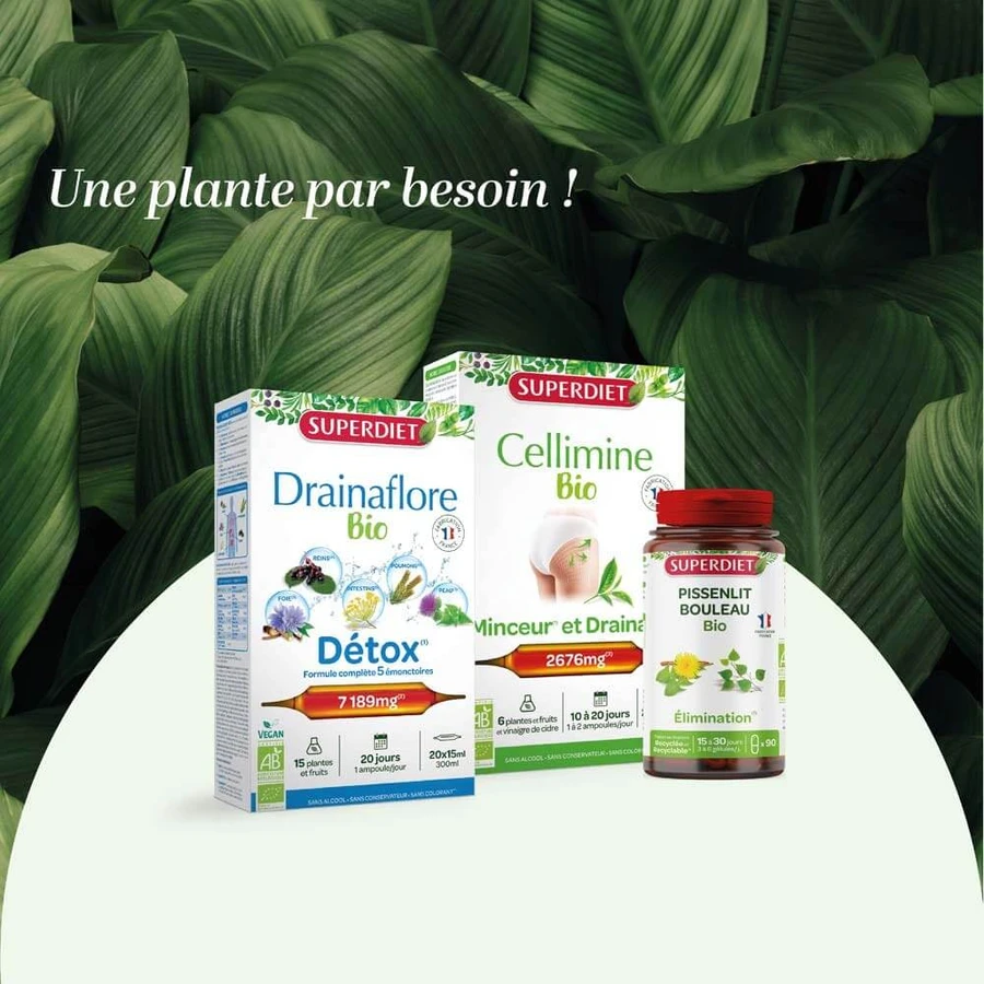 Superdiet Mon Protocole Détox Bio 30 Ampoules
