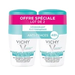 Vichy Deodorant Antiperspirant Anti-Trace Roll-on 2x50 ml