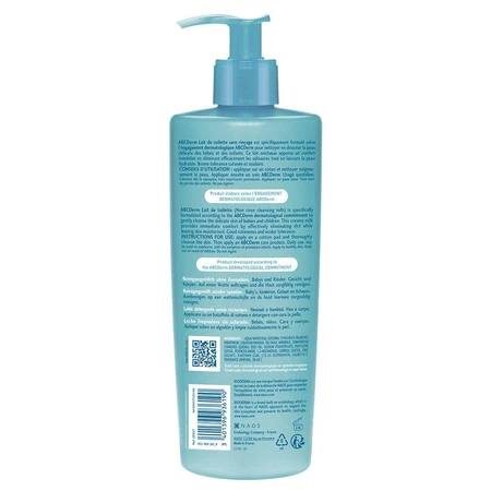 Bioderma Abcderm Leche limpiadora sin aclarado para niños 500ml