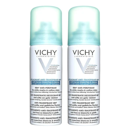 Vichy Deodorant Anti-Transpirant Spray 2x125ml