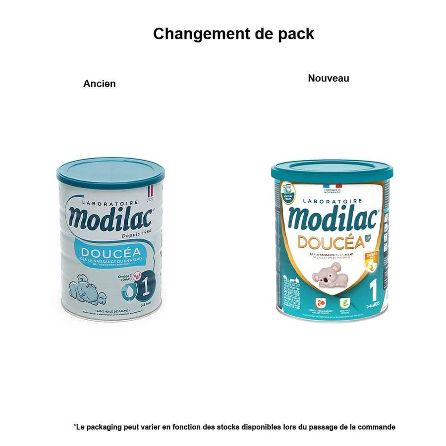 Modilac Doucéa Milk Powder 1 0 to 6 months 820g