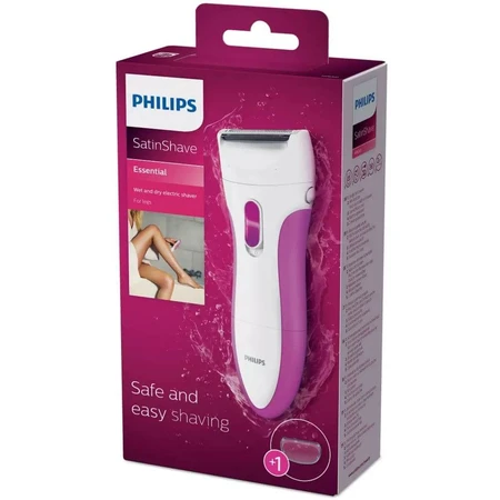 Aparat de ras electric Philips SatinShave Essential 100% rezistent la apă HP6341/00
