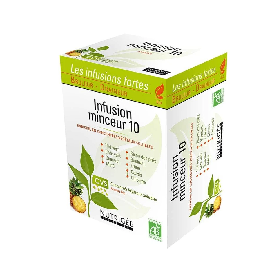 Nutrigée Slimming Infusion 10 Organic 30 saszetek: ceny i cechy