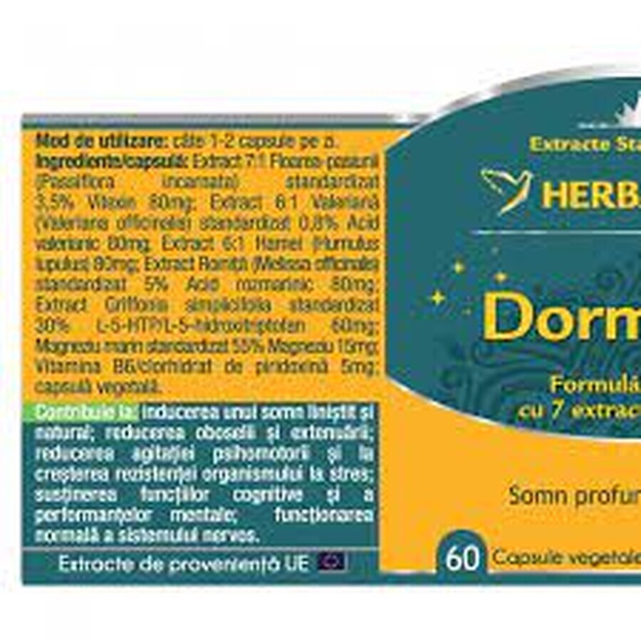 DormBine, 60 capsule, Herbagetica