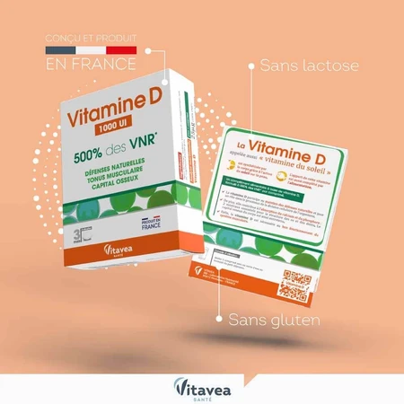 Vitavea Santé Vitaminas D 500% VRN 2x90 comprimidos
