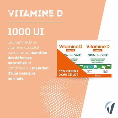 Vitavea Santé Vitaminas D 500% VRN 2x90 comprimidos