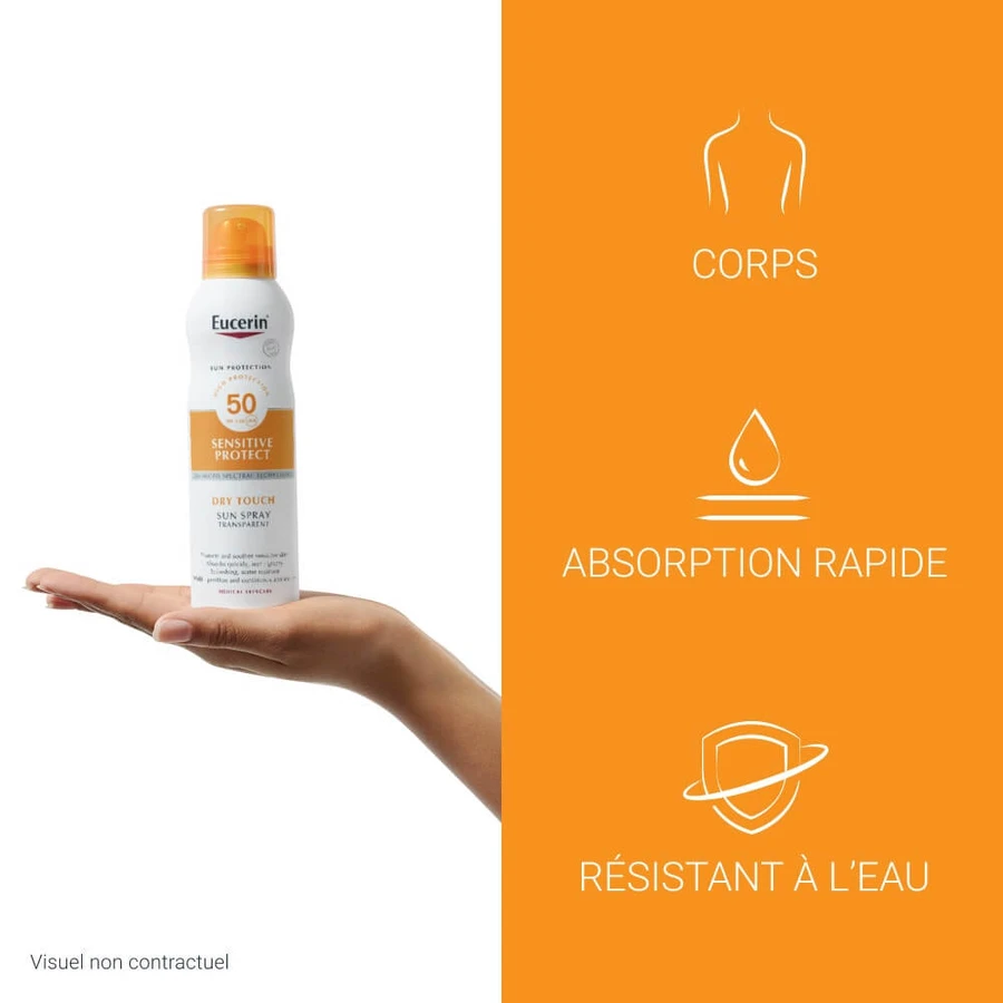 Eucerin Sun Protection Sensitive Protect Transparent Mist Spf50 Sensitive Skin 200 ml