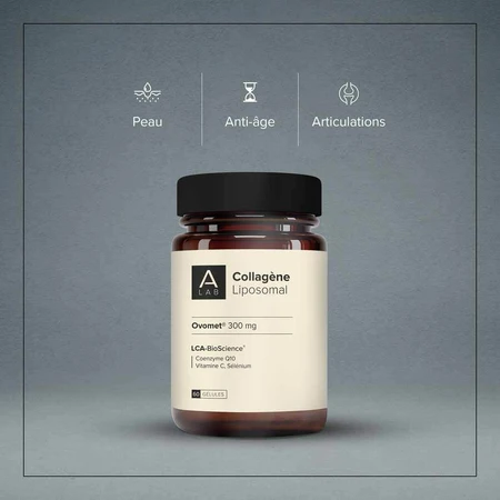 A-LAB Colágeno liposomal 300 mg Hidratante articular antiedad 60 cápsulas