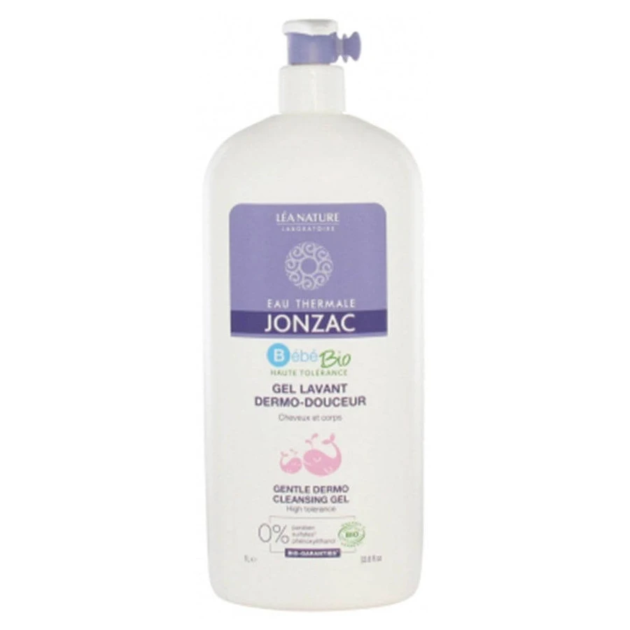 Eau thermale Jonzac Baby Gentle Derma Cleansing Gel Body and Hair Hypoallergenic Bio 1l
