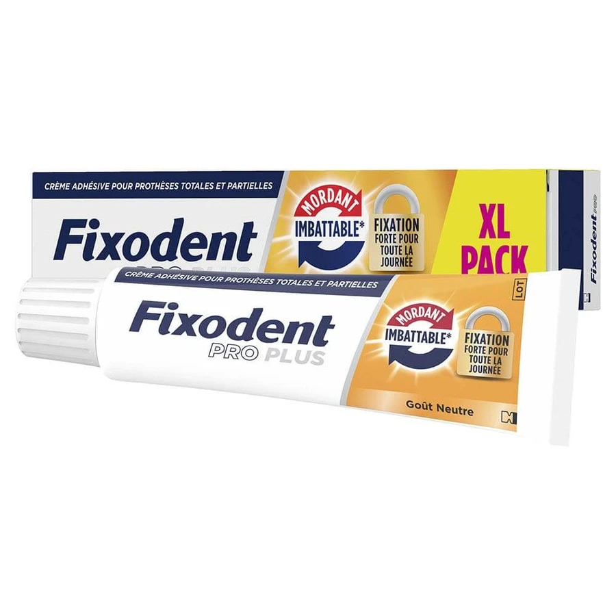 Fixodent Pro plus Crema adhesiva para prótesis dentales 57g