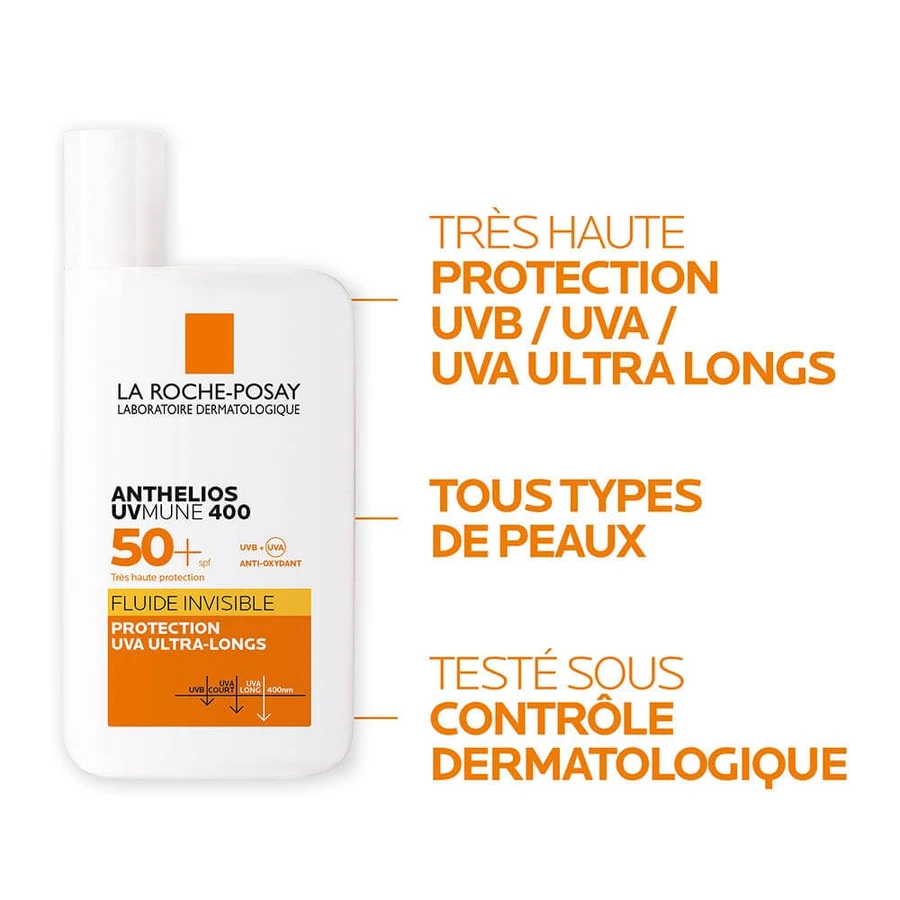 La Roche-Posay Anthelios UVMUNE 400 Fluido Invisible Con Perfume Spf50+ 50ml
