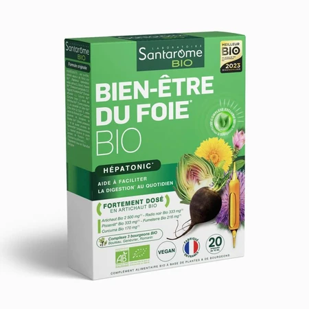 Santarome Ficat Bunăstare Digestie și tranzit 20 fiole