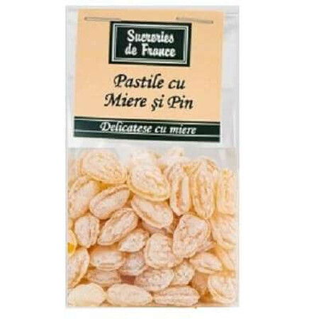 Gotas con miel y esencia de pino natural, 100 g, Apidava