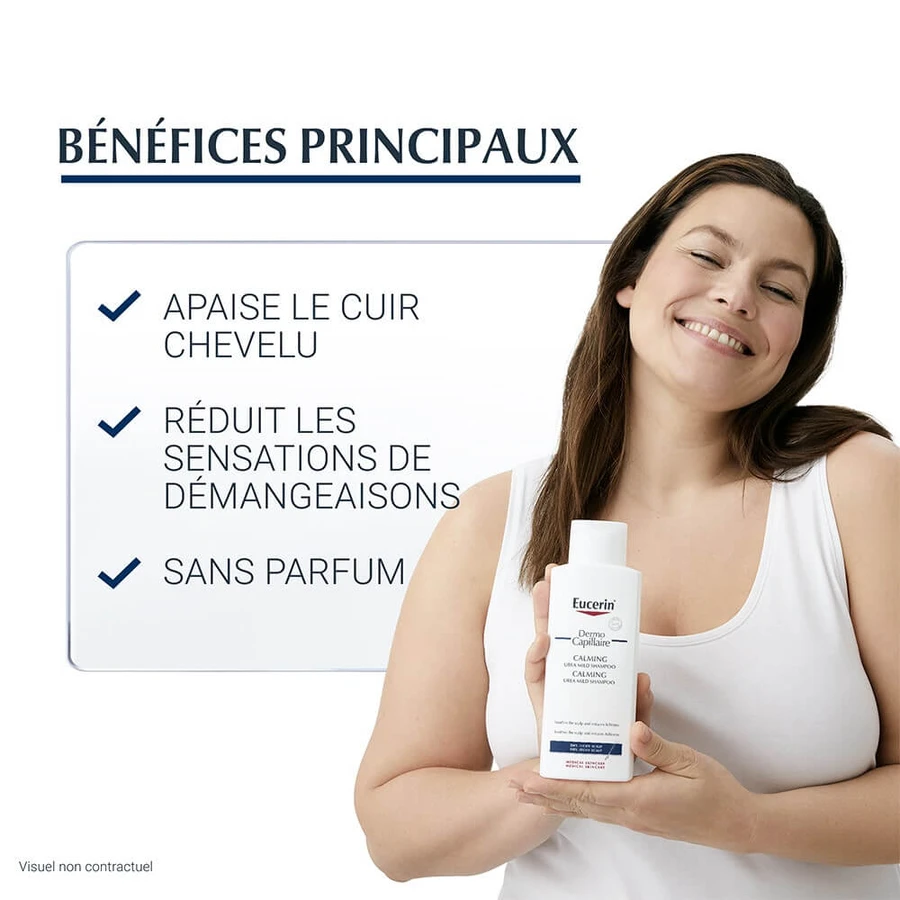 Eucerin Dermocapillaire Shampoo per Capelli Calm 5% Urea Dermo 250ml
