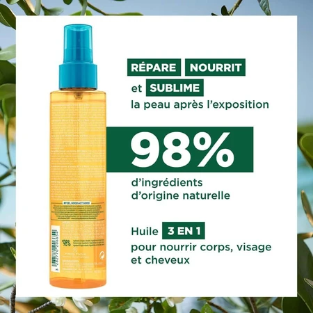 Klorane Aceite reestructurante para después del sol 150ml