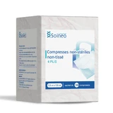 Soineo Comprimidos no tejidos no estériles de 4 capas 7,5x7,5 cm x100