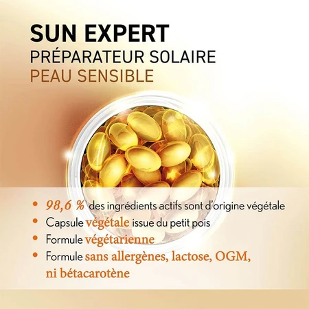 Oenobiol Sun Expert Solar Heat Pump Piele sensibilă 30 Capsule