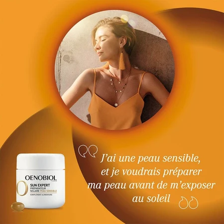 Oenobiol Sun Expert Solar Heat Pump Piele sensibilă 30 Capsule