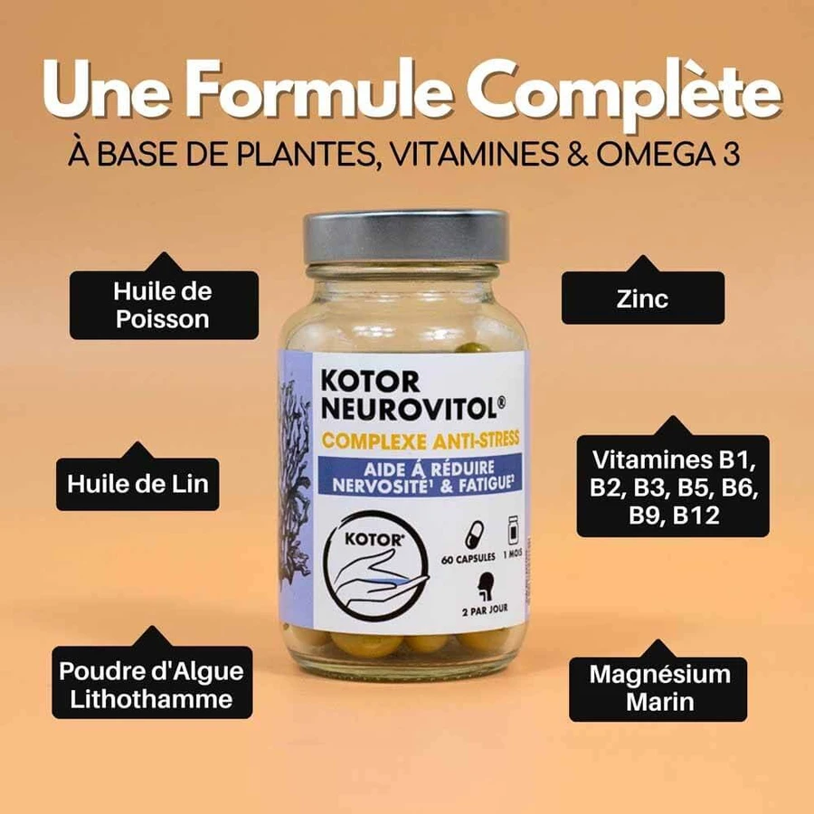 Kotor Pharma Neurovitol Complesso Anti-Stress 60 Capsule