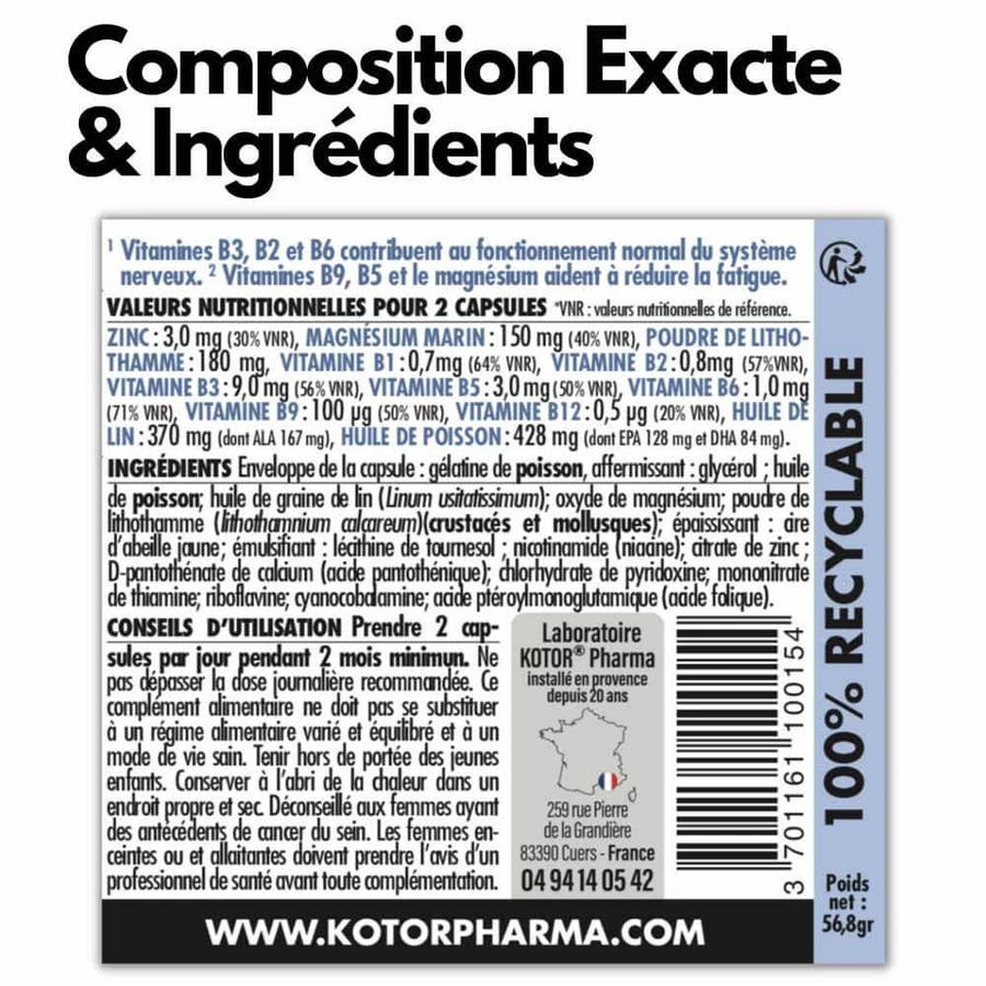 Kotor Pharma Neurovitol Complesso Anti-Stress 60 Capsule