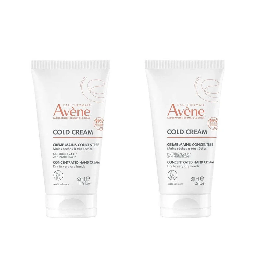 Avène Cold Cream Crème Mains Concentrée 2x50ml