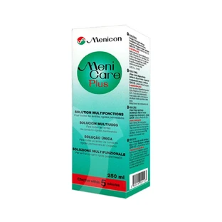Menicon Menicare Plus Soluție multifuncțională pentru lentile rigide permeabile 250ml