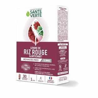 Sante Verte Lievito di riso rosso e carciofi 30 compresse