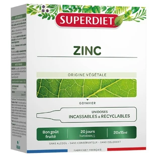 Superdiet Zinc Origen Vegetal 20x15ml