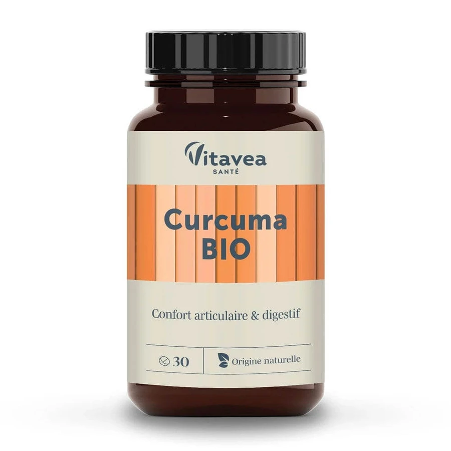 Vitavea Santé Nutri'sentiels Bio-Kurkuma Wohlbefinden für Gelenke und Verdauung 30 Tabletten