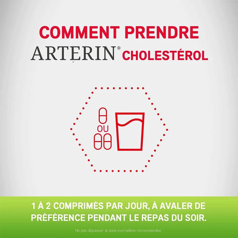 Omega Pharma Arterin Cholestérol Actifs d'Origine Naturelle 90 Comprimés