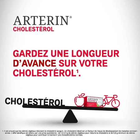 Omega Pharma Arterin Cholestérol Actifs d'Origine Naturelle 90 Comprimés