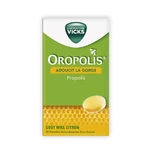 Vicks Oropolis Propoli Miele e Limone 20 Pastiglie Lenitive per la Gola