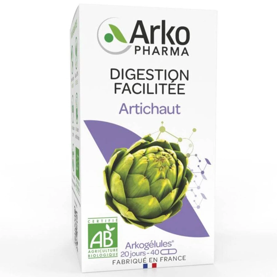 Arkopharma Arkocapsule Spijsverteringshulp Biologische Artisjok 40 capsules
