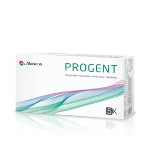 Menicon Progent Solución de desproteinización y desinfección 5 dosis A + 5 dosis B