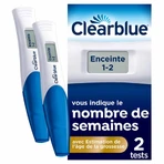 Clearblue Test di gravidanza digitale con stima dell'età della gravidanza 2 test