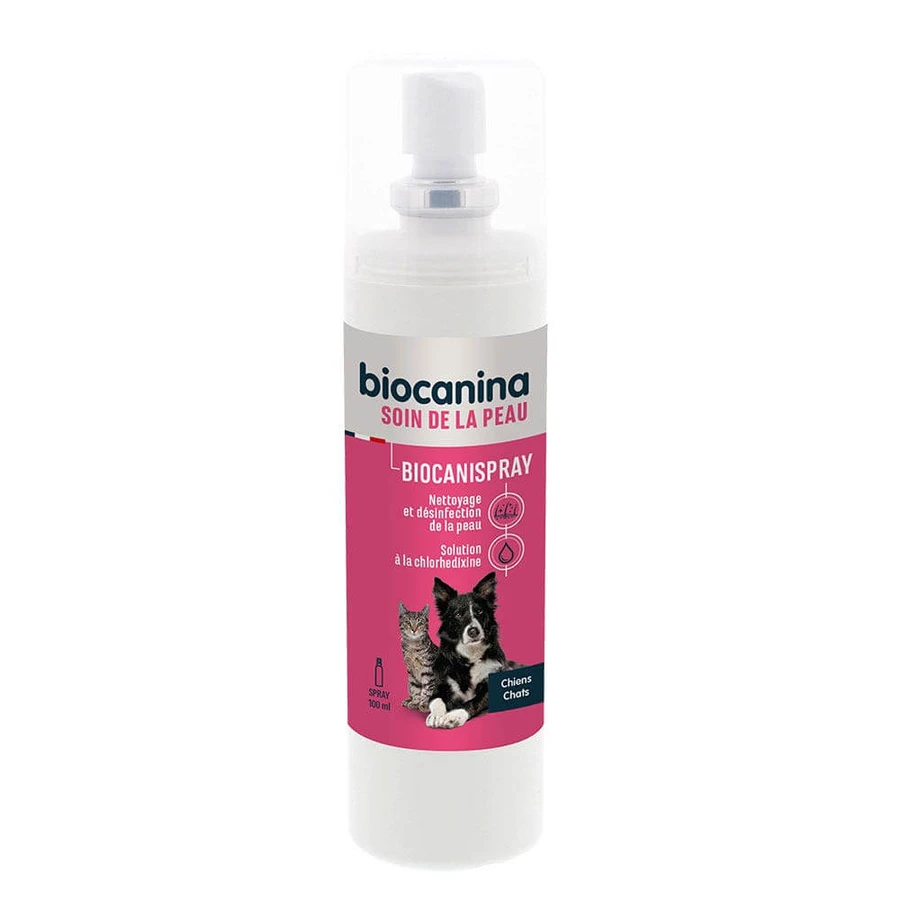 Biocanin Dermatologie BIOCANISPRAY CLOREXYDINE 100ml