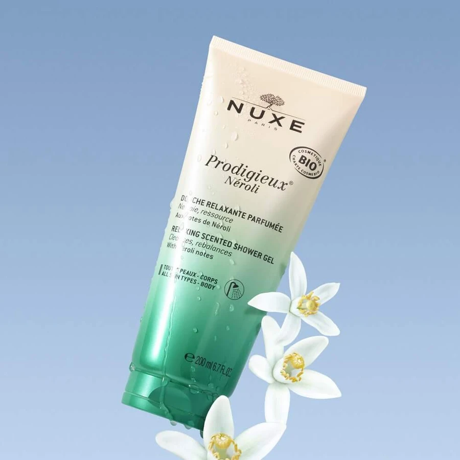 Nuxe Prodigieux® Relaksujący żel pod prysznic z organicznym neroli 200 ml: ceny i cechy
