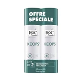 Roc Keops Deodorant Spray Fris Matige Transpiratie 2x100ml