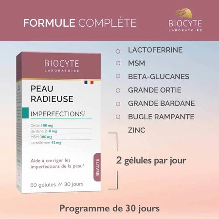 Biocyte Belleza Piel Radiante Imperfecciones 60 Cápsulas