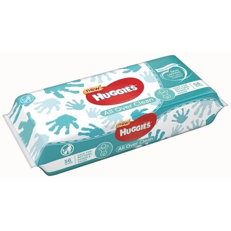 Toallitas húmedas Baby All Over Clean, 56 uds, Huggies