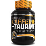 Caffeine + Taurine 80 mg, 60 capsules, Biotech USA