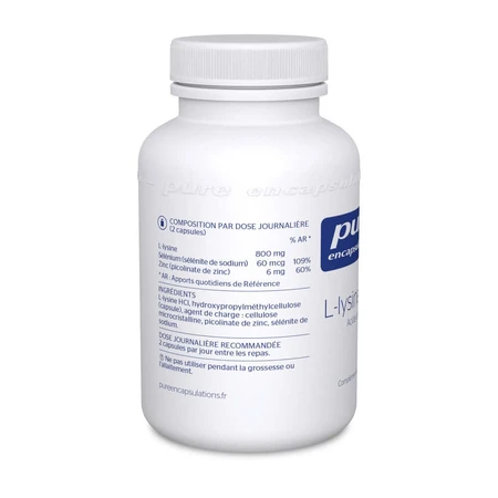 Pure Encapsulations L-lizină plus 90 capsule