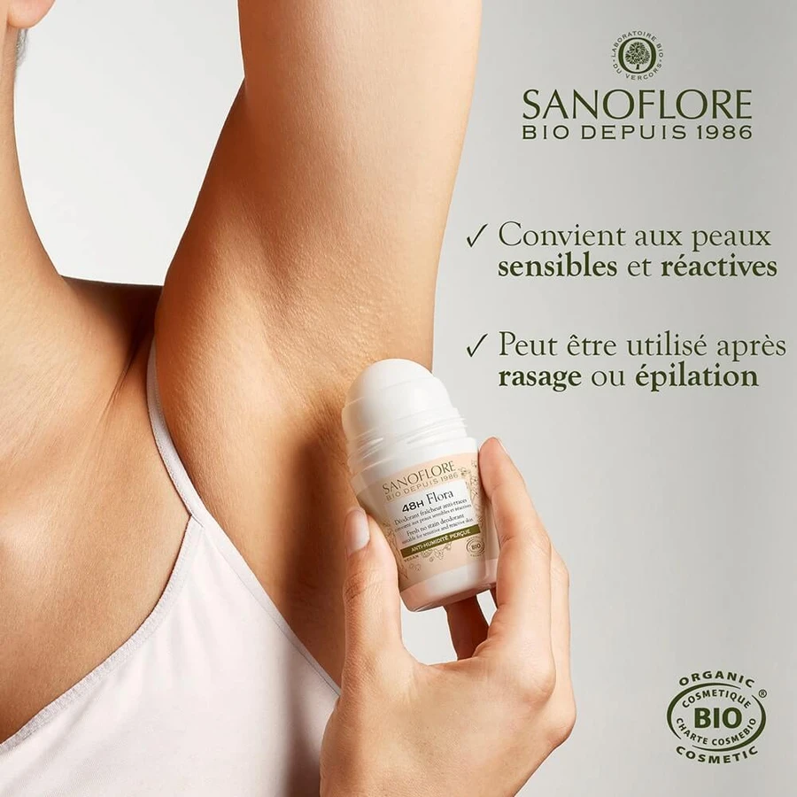 Sanoflore Desodorante Bille Nuage De Fraicheur Bio Efficacite 24h 50 ml