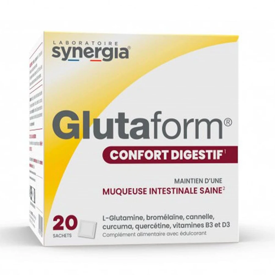 Synergia Glutaform Digestive Digestive Comfort Peach 20 saszetek: ceny i cechy