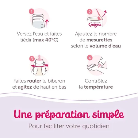 Guigoz Optipro Relais Evolia Relais Palm Oil-Free Milk Powder 0 to 6 Months Dès La Naissance Jusqu'à 6 Mois 800g