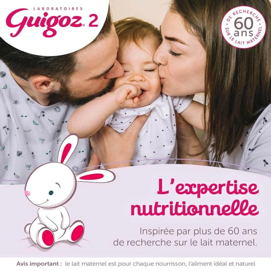 Guigoz Optipro Relais Evolia Relais Palm Oil-Free Milk Powder 0 to 6 Months Dès La Naissance Jusqu'à 6 Mois 800g