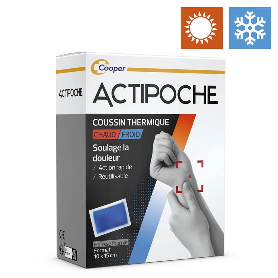 Actipoche hot-cold thermal pillow 10x15cm