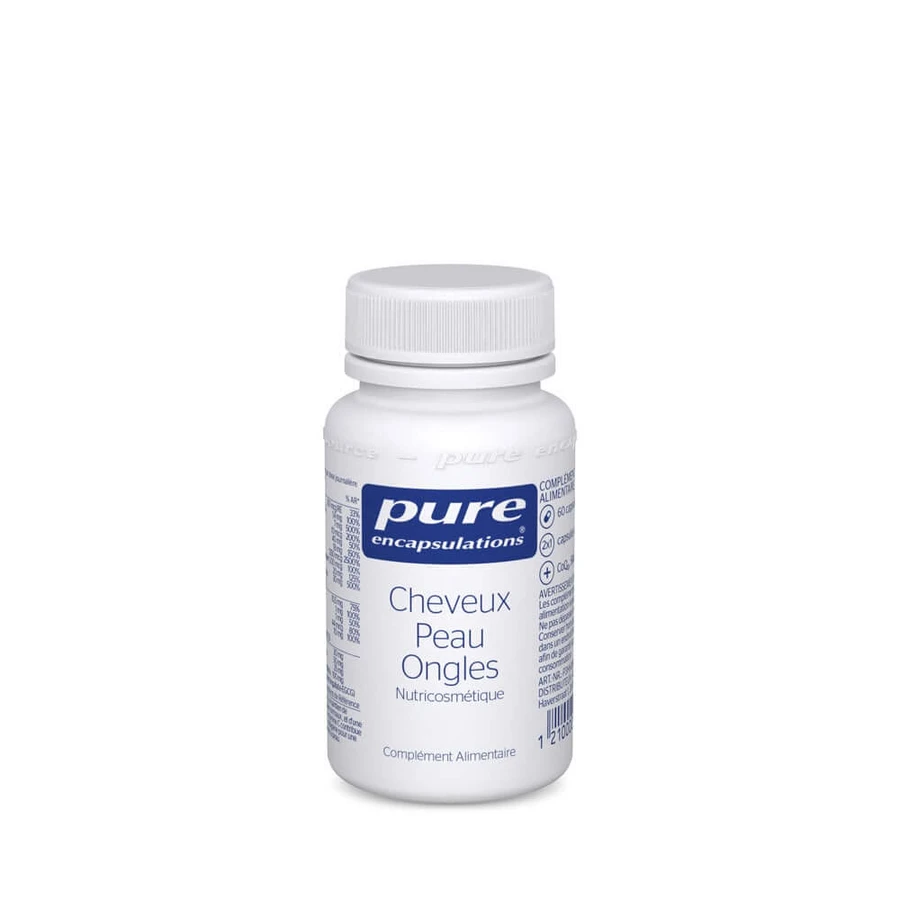 Pure Encapsulations Hair Skin Nails 60 Capsules