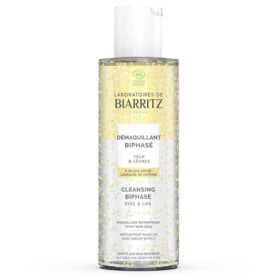 Laboratoires De Biarritz Dual-phase Cleansing Demaquante do wrażliwych oczu i ust 125 ml: ceny i cechy