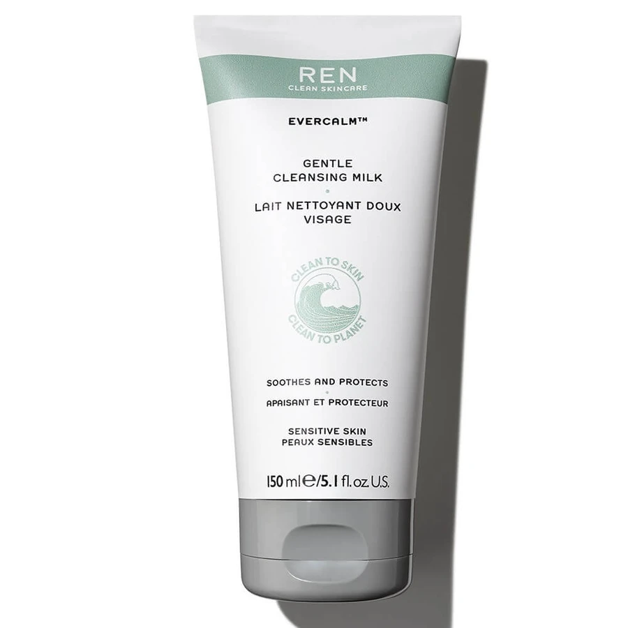 REN Clean Skincare Evercalm(TM) Lapte de curățare facială delicat, calmant și protector pentru piele sensibilă 150 ml